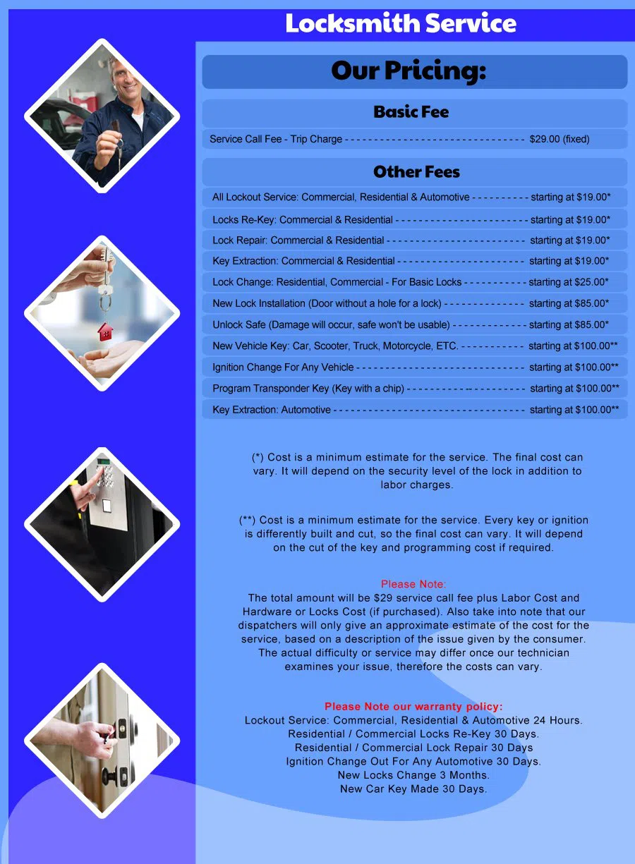 Express Locksmith Store El Cajon, CA 619-213-1443 - Pricelist-15